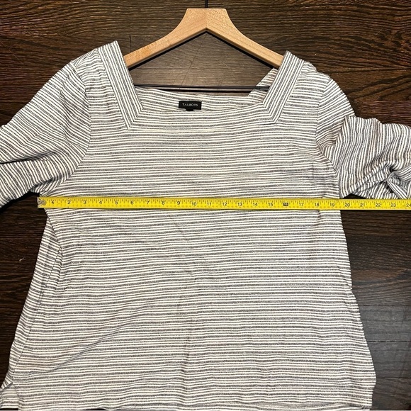Women’s | Talbots Box Collar Striped Shirt | XL - Picture 7 of 8